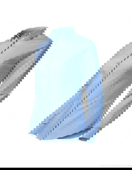 Malfini Μακρυμάνικο Γυναικείο Πουκάμισο Γαλάζιο MLI-22915