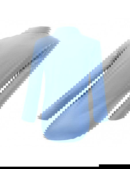 Malfini Μακρυμάνικο Γυναικείο Πουκάμισο Γαλάζιο MLI-21815