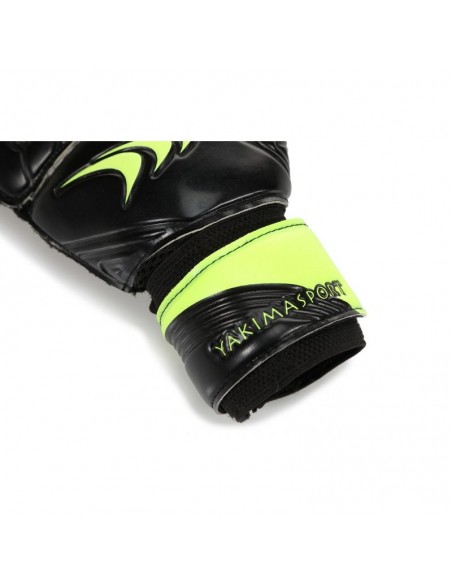 Yakimasport 100715 Γάντια Τερματοφύλακα Ενηλίκων Μαύρα