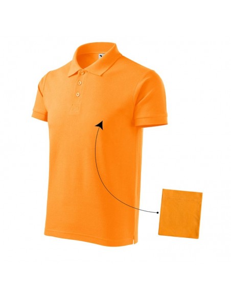 Malfini Ανδρική Διαφημιστική Μπλούζα Κοντομάνικη σε Πορτοκαλί Χρώμα MLI-212A2