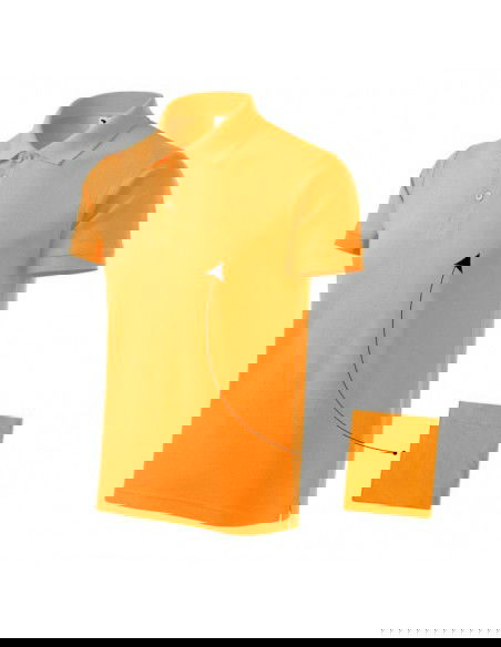 Polo shirt Malfini Cotton M MLI212A2 tangerine