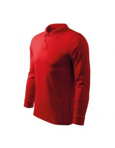 Polo shirt Malfini Single J LS M MLI21107 red