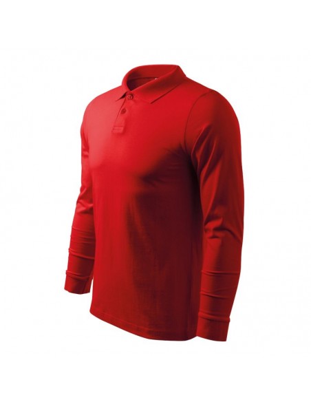 Malfini Ανδρική Διαφημιστική Μπλούζα Μακρυμάνικη σε Κόκκινο Χρώμα MLI-21107