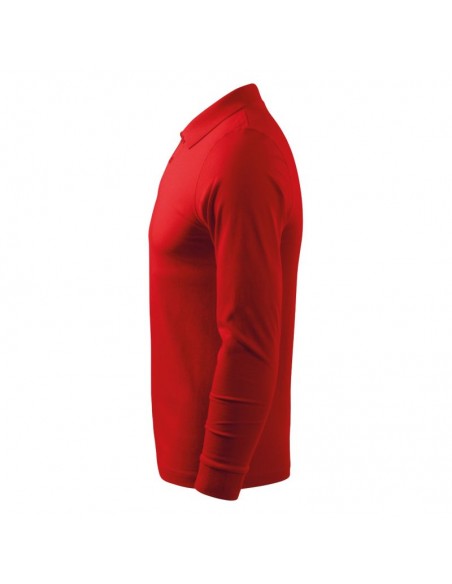 Polo shirt Malfini Single J LS M MLI21107 red