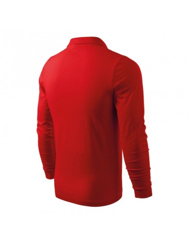 Malfini Ανδρική Διαφημιστική Μπλούζα Μακρυμάνικη σε Κόκκινο Χρώμα MLI-21107