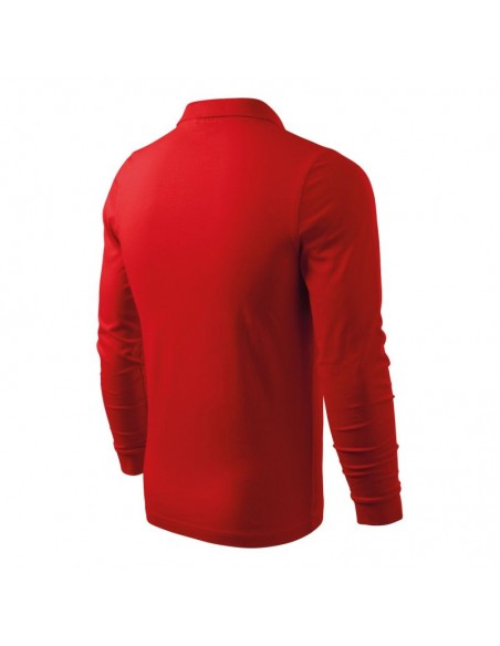 Malfini Ανδρική Διαφημιστική Μπλούζα Μακρυμάνικη σε Κόκκινο Χρώμα MLI-21107