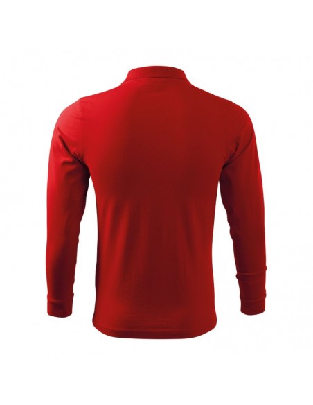 Malfini Ανδρική Διαφημιστική Μπλούζα Μακρυμάνικη σε Κόκκινο Χρώμα MLI-21107