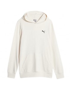 Puma Better Essentials Ανδρικό Φούτερ με Κουκούλα Λευκό 675978-99