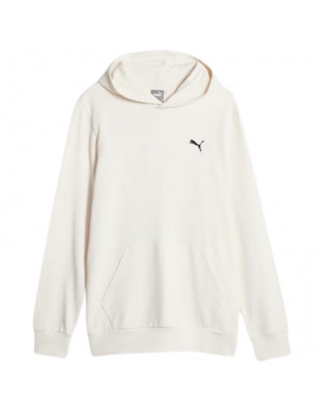 Puma Better Essentials Ανδρικό Φούτερ με Κουκούλα Λευκό 675978-99