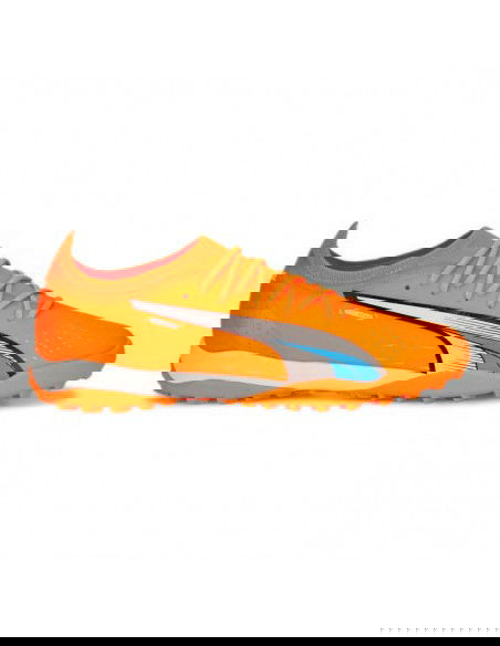 Puma Ultra Eltimate Cage TT 107210-01 Χαμηλά Ποδοσφαιρικά Παπούτσια με Σχάρα Ultra Orange / White / Blue Glimmer