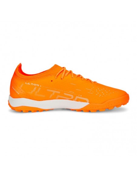 Puma Ultra Eltimate Cage TT 107210-01 Χαμηλά Ποδοσφαιρικά Παπούτσια με Σχάρα Ultra Orange / White / Blue Glimmer