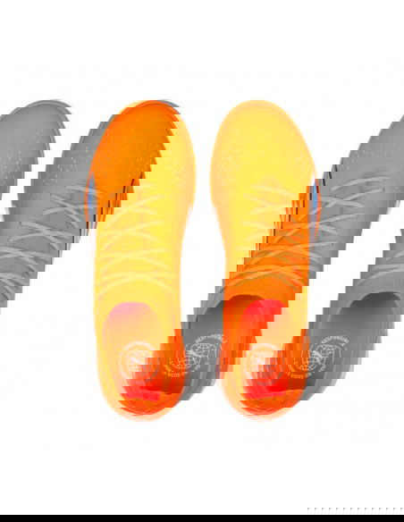 Puma Ultra Eltimate Cage TT 107210-01 Χαμηλά Ποδοσφαιρικά Παπούτσια με Σχάρα Ultra Orange / White / Blue Glimmer