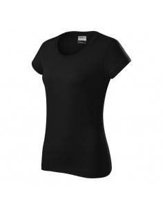 Rimeck Γυναικείο Διαφημιστικό T-shirt Κοντομάνικο σε Μαύρο Χρώμα MLI-R0201