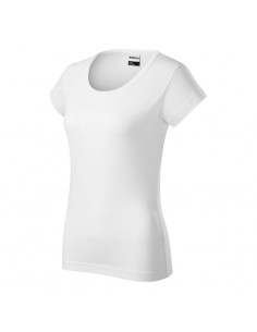 Rimeck Γυναικείο Διαφημιστικό T-shirt Κοντομάνικο σε Λευκό Χρώμα MLI-R0200