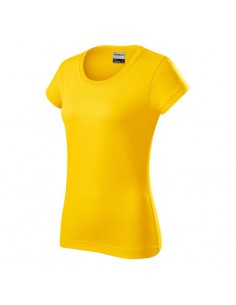 Rimeck Γυναικείο Διαφημιστικό T-shirt Κοντομάνικο σε Κίτρινο Χρώμα MLI-R0204