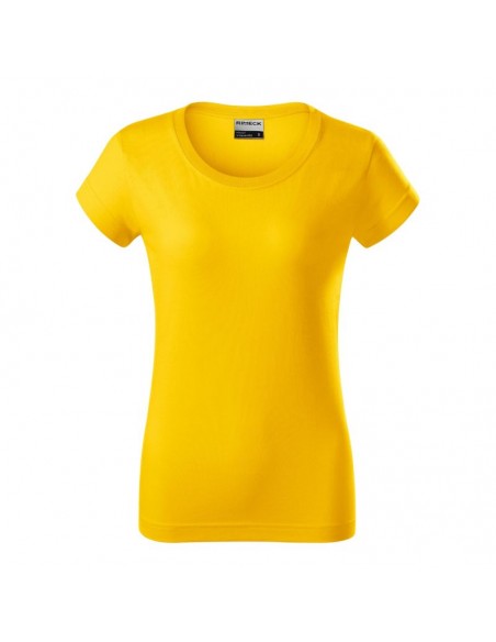 Rimeck Γυναικείο Διαφημιστικό T-shirt Κοντομάνικο σε Κίτρινο Χρώμα MLI-R0204