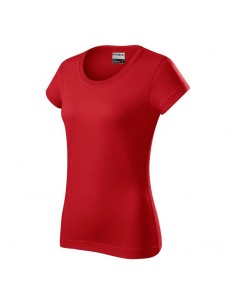Rimeck Γυναικείο Διαφημιστικό T-shirt Κοντομάνικο σε Κόκκινο Χρώμα MLI-R0207