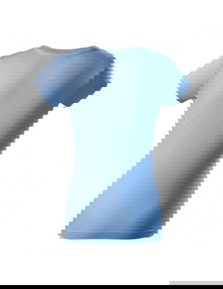 Rimeck Γυναικείο Διαφημιστικό T-shirt Κοντομάνικο σε Γαλάζιο Χρώμα MLI-R0215