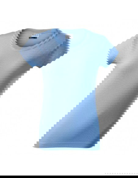 Rimeck Γυναικείο Διαφημιστικό T-shirt Κοντομάνικο σε Γαλάζιο Χρώμα MLI-R0215