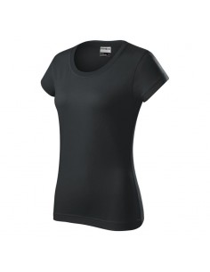 Rimeck Γυναικείο Διαφημιστικό T-shirt Κοντομάνικο σε Μαύρο Χρώμα MLI-R0294