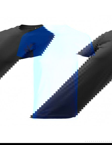 Malfini Ανδρικό Διαφημιστικό T-shirt Κοντομάνικο σε Μπλε Χρώμα MLI-F3705