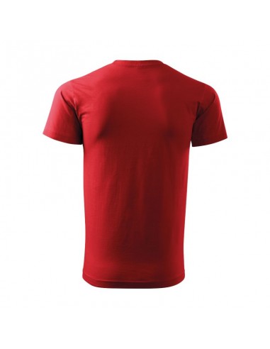 Malfini Ανδρικό Διαφημιστικό T-shirt Κοντομάνικο σε Κόκκινο Χρώμα MLI-F3707