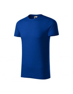 Malfini Ανδρικό Διαφημιστικό T-shirt Κοντομάνικο σε Μπλε Χρώμα MLI-17305