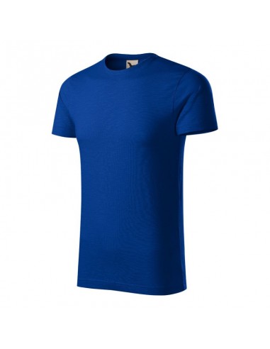 Malfini Ανδρικό Διαφημιστικό T-shirt Κοντομάνικο σε Μπλε Χρώμα MLI-17305