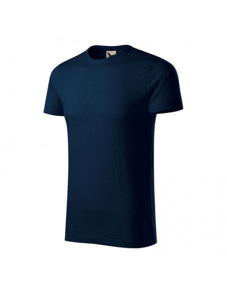 Malfini Ανδρικό Διαφημιστικό T-shirt Κοντομάνικο σε Navy Μπλε Χρώμα MLI-17302