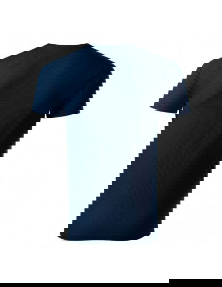 Malfini Ανδρικό Διαφημιστικό T-shirt Κοντομάνικο σε Navy Μπλε Χρώμα MLI-17302