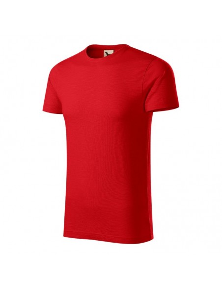Malfini Ανδρικό Διαφημιστικό T-shirt Κοντομάνικο σε Κόκκινο Χρώμα MLI-17307
