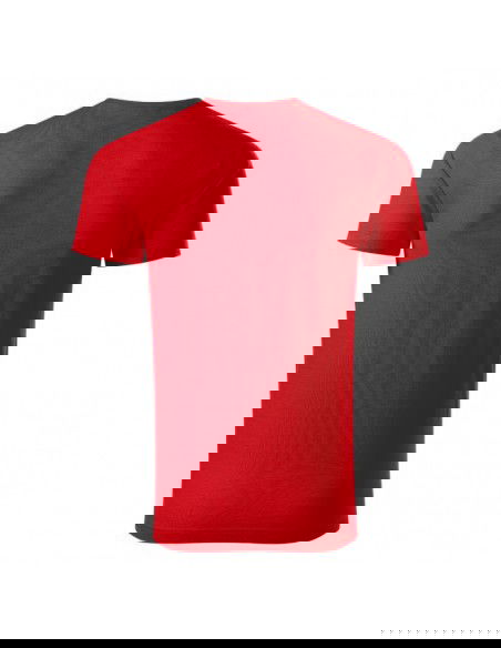 Malfini Ανδρικό Διαφημιστικό T-shirt Κοντομάνικο σε Κόκκινο Χρώμα MLI-17307