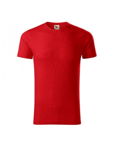 Malfini Ανδρικό Διαφημιστικό T-shirt Κοντομάνικο σε Κόκκινο Χρώμα MLI-17307