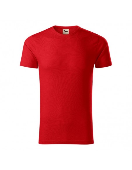 Malfini Ανδρικό Διαφημιστικό T-shirt Κοντομάνικο σε Κόκκινο Χρώμα MLI-17307