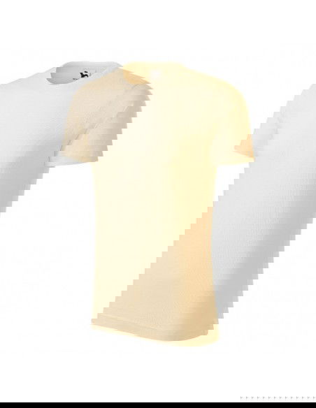 Malfini Ανδρικό Διαφημιστικό T-shirt Κοντομάνικο σε Μπεζ Χρώμα MLI-17321