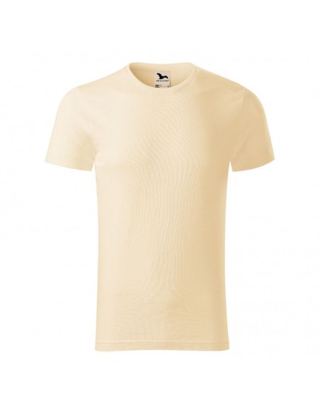 Malfini Ανδρικό Διαφημιστικό T-shirt Κοντομάνικο σε Μπεζ Χρώμα MLI-17321