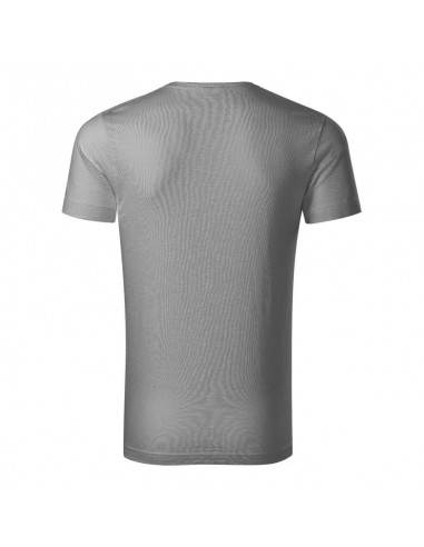 Malfini Ανδρικό Διαφημιστικό T-shirt Κοντομάνικο σε Γκρι Χρώμα MLI-17325