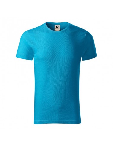 Malfini Ανδρικό Διαφημιστικό T-shirt Κοντομάνικο σε Τιρκουάζ Χρώμα MLI-17344