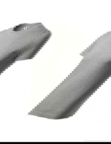 Malfini Ανδρικό Διαφημιστικό T-shirt Κοντομάνικο σε Γκρι Χρώμα MLI-P7412