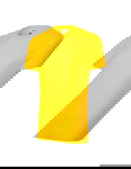 Rimeck Ανδρικό Διαφημιστικό T-shirt Κοντομάνικο σε Κίτρινο Χρώμα MLI-R0304