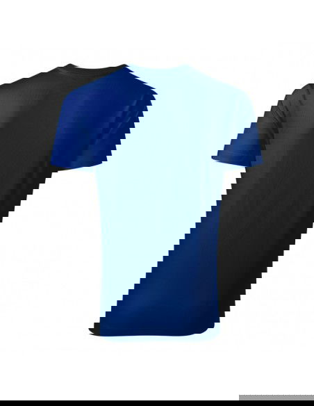 Rimeck Ανδρικό Διαφημιστικό T-shirt Κοντομάνικο σε Μπλε Χρώμα MLI-R0305