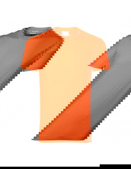 Rimeck Γυναικείο Διαφημιστικό T-shirt Κοντομάνικο σε Πορτοκαλί Χρώμα MLI-R0411