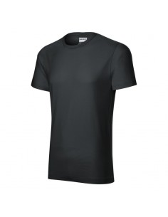 Rimeck Ανδρικό Διαφημιστικό T-shirt Κοντομάνικο σε Γκρι Χρώμα MLI-R0394