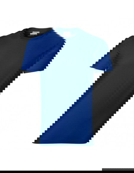 Rimeck Ανδρικό Διαφημιστικό T-shirt Κοντομάνικο σε Μπλε Χρώμα MLI-R0105