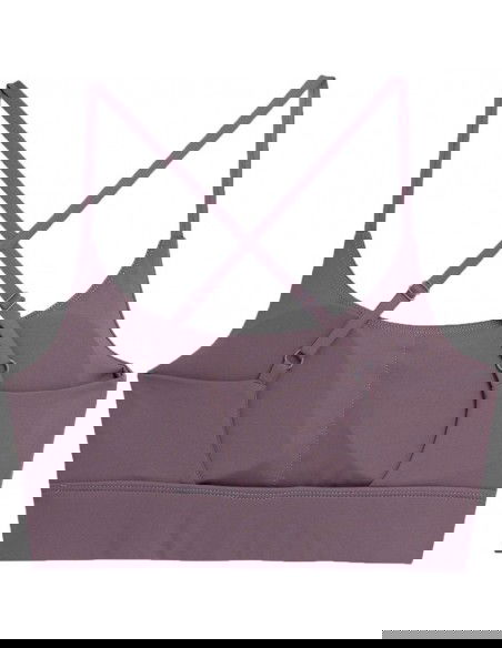 4F Γυναικείο Αθλητικό Μπουστάκι Καφέ 4FAW23USBAF079-82S