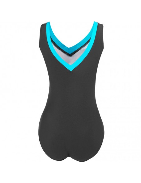 Crowell Angie Ολόσωμο Μαγιό με Ενίσχυση Γκρι