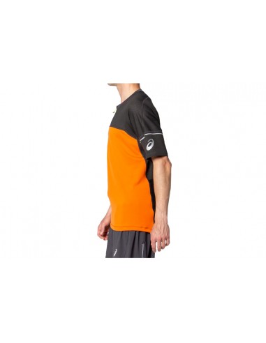 ASICS Fujitrail Ανδρική Μπλούζα με Φερμουάρ Κοντομάνικη Πορτοκαλί 2011B895-800