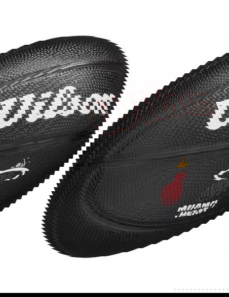 Wilson Tribute Miami Heat Mini Μπάλα Μπάσκετ Outdoor WZ4017607XB