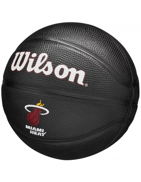 Wilson Tribute Miami Heat Mini Μπάλα Μπάσκετ Outdoor WZ4017607XB