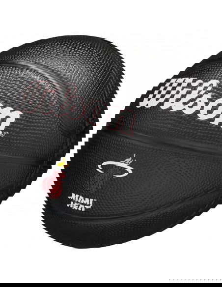 Wilson Tribute Miami Heat Mini Μπάλα Μπάσκετ Outdoor WZ4017607XB